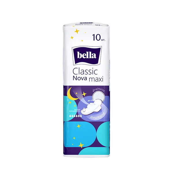 Bella Прокладки женские гигиенические ночные Classic Nova Maxi Air 10 ...