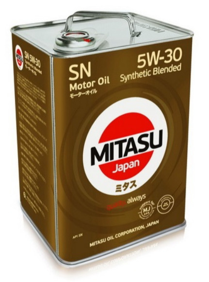 Масло моторное MITASU 5W-30 Полусинтетическое - купить в интернет ...