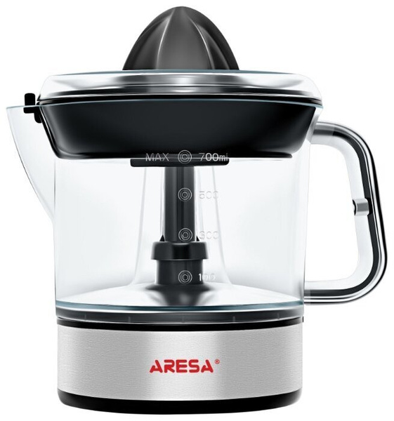 Соковыжималка для цитрусовых ARESA AR-2503, серебристый, черный ...