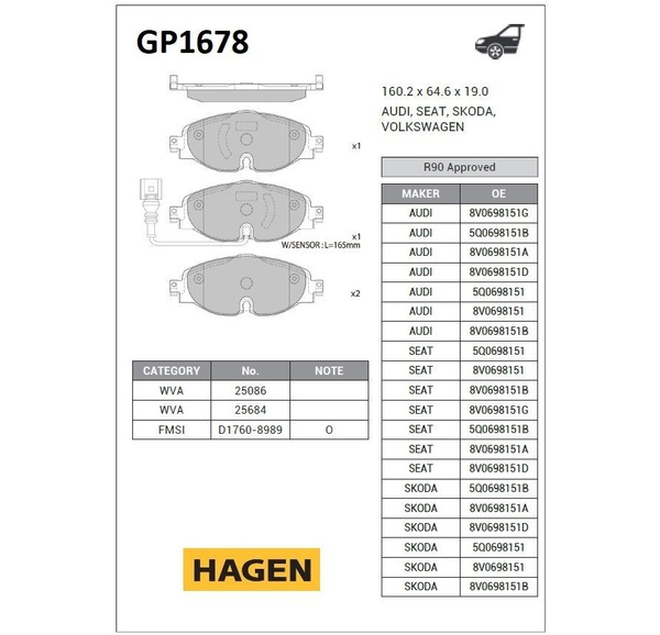 Колодки тормозные Sangsin Brake GP1678 - купить по низким ценам в ...