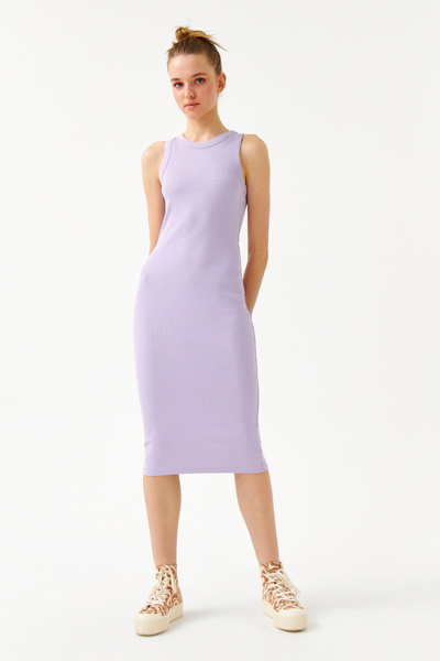 Платье-майка облегающее в рубчик befree 2221375555-81-S, Женский, На ...