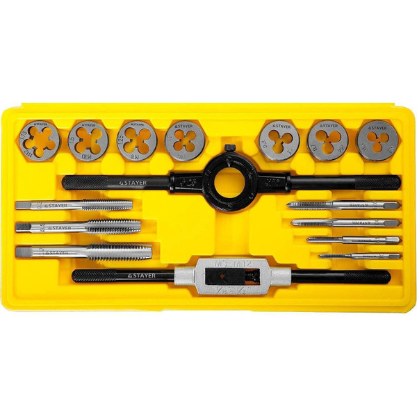Набор метчиков и плашек STAYER 28010-H16 MaxCut MASTER - купить с ...