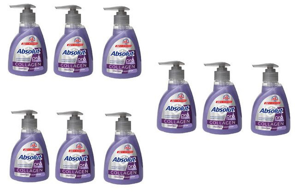 Absolut Мыло жидкое PRO Серебро и Коллаген 250г , 9 штук - купить с ...