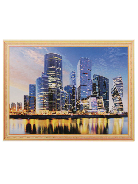 Алмазная мозаика 40*50 YSP21518 Небоскрёб - купить с доставкой по ...
