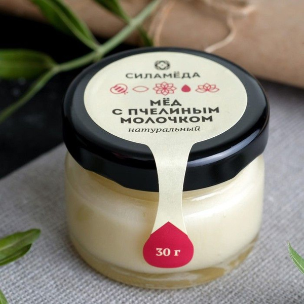 Мед с пчелиным молочком, 30 г - купить с доставкой по выгодным ценам в ...