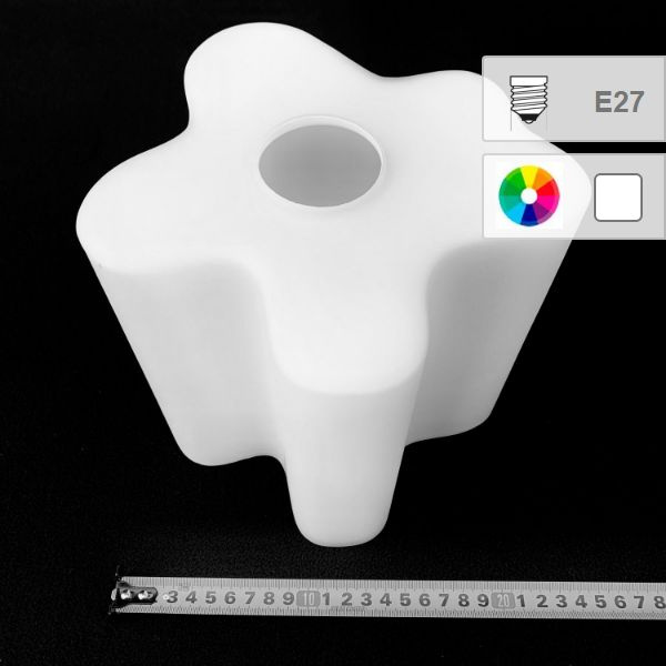 Плафон стекло гармошкой белый матовый 195*200мм E27 Arte lamp A3479PL ...