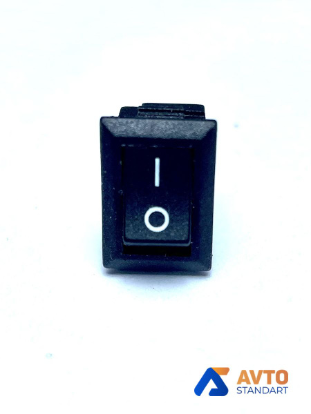 Клавиша квадратная черная МАЛАЯ, двухконтактная (секретка). Микро ...