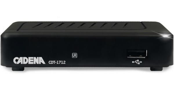 ТВ-ресивер Cadena CDT-1712 купить по выгодной цене в интернет-магазине ...