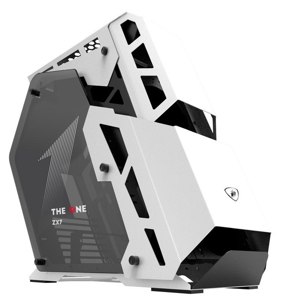 Корпус для компьютера 1STPLAYER ZX7 ATX, micro-ATX, mini-ITX, белый ...