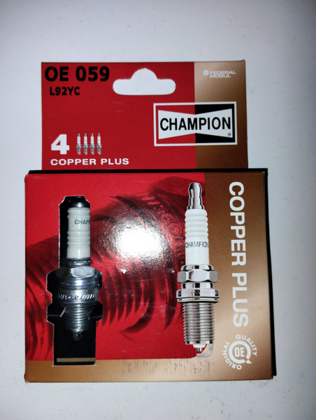 Свеча зажигания CHAMPION ОЕ 059 L92YC - купить по выгодным ценам в ...