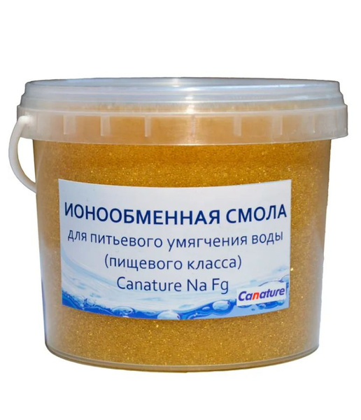 Характеристики Ионообменная смола Canature Na FG 2000 мл. сменная ...