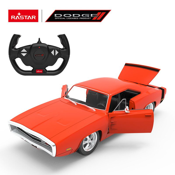 Большая машина на пульте управления DODGE Charger. Цвет красный. Длина ...