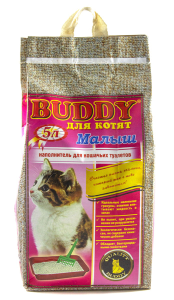 BUDDY Малыш наполнитель для кошачьего туалета 5 литров. купить на OZON ...