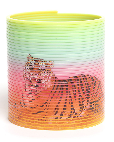 Игрушка - пружинка "Радуга" 6,5*6,5*6,5 см Тигр - купить с доставкой по ...