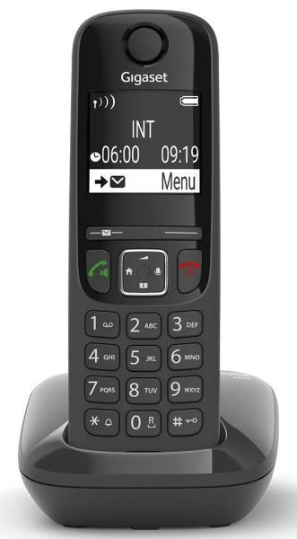 Р/Телефон Dect Gigaset AS690 DUO RUS черный (труб. в компл.:2шт) АОН ...