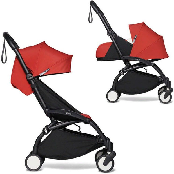 BABYZEN YOYO2 Коляска 2 в 1, Red, Черная рама - купить с доставкой по ...