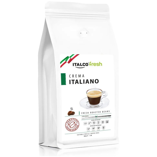 Кофе в зернах Italco Crema Italiano 500 гр - купить с доставкой по ...