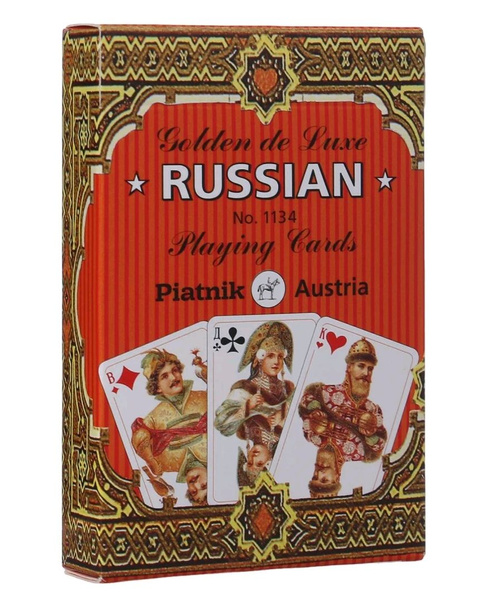 Игральные карты "Золотая Россия" Piatnik, 36 листов / Карты для ...