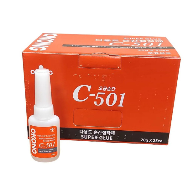 Клей хозяйственный, Клей строительный OKONG c-501 20 мл 0.02 кг, (10 шт ...