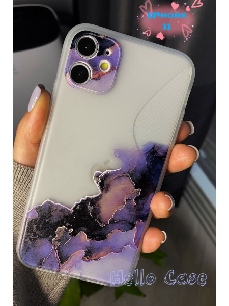 Чехол на iPhone 11 / Айфон 11 силиконовый противоударный с защитой ...