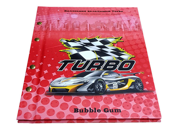 Альбом для вкладышей TURBO (на 72 фантика) КРАСНЫЙ - купить с доставкой ...