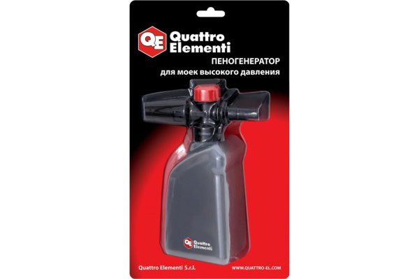 Пеногенератор Quattro Elementi 0.4 л, пластиковый, для Palermo, Verona ...