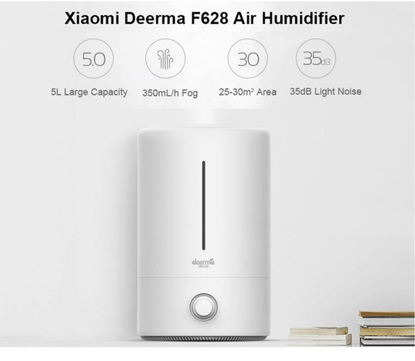 Deerma Увлажнитель воздуха DEM-F628, белый - купить с доставкой по ...