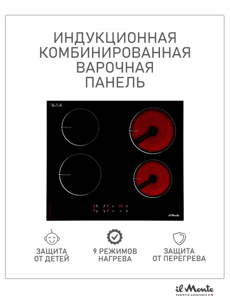 Индукционная варочная панель, Варочная панель электрическая ...