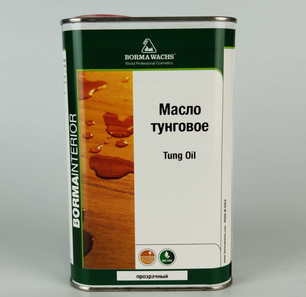 Тунговое масло 500мл, Масло для защиты древесины от атмосферных .