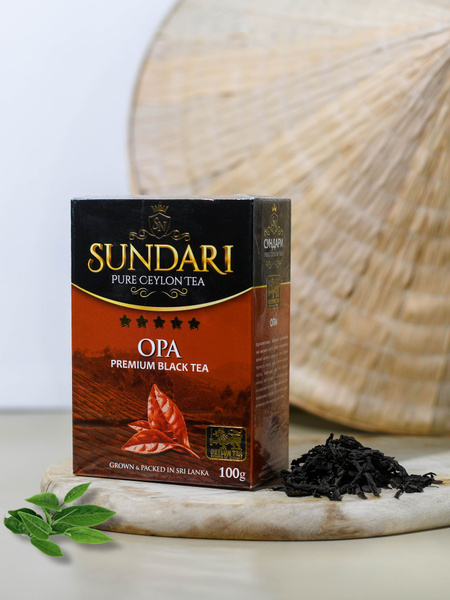 Чай SUNDARI 100 гр черный ОПА (09/25) №1 - купить с доставкой по ...