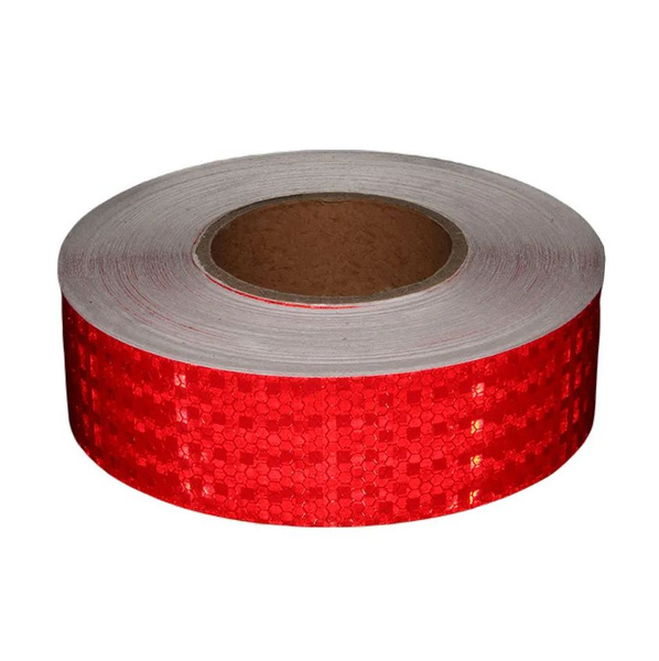 Лента светоотражающая красный 50м/5см - купить по выгодным ценам в ...