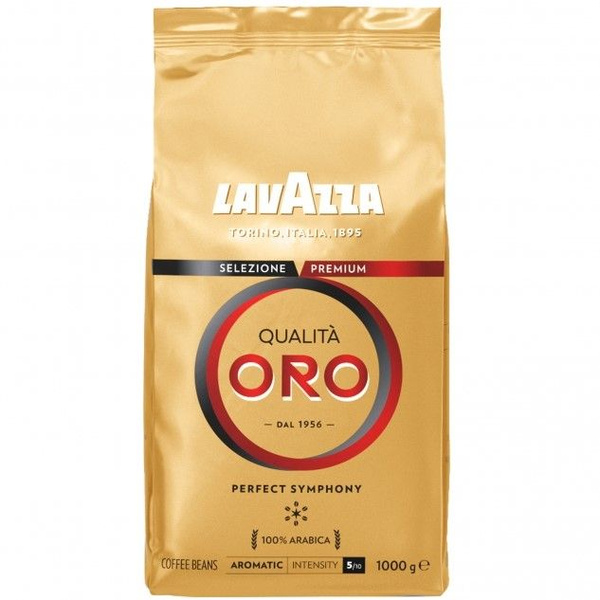 Кофе в зернах Lavazza Qualita Oro 1 кг - купить с доставкой по выгодным ...