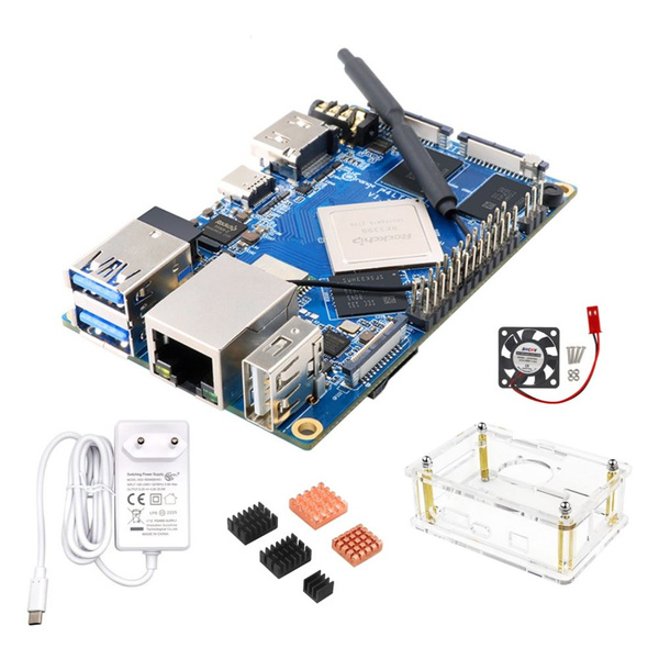 Для Orange Pi 4 LTS 4 ГБ LPDDR4 16 ГБ макетная плата EU Plug - купить с ...
