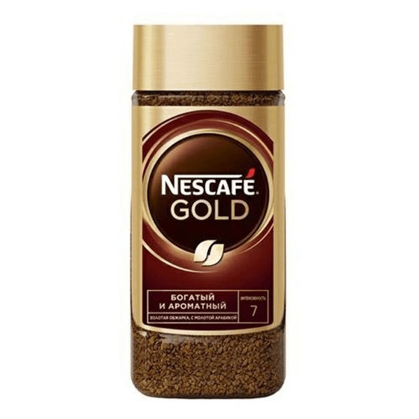 Кофе Nescafe Gold растворимый сублимированный 190 г - купить с ...