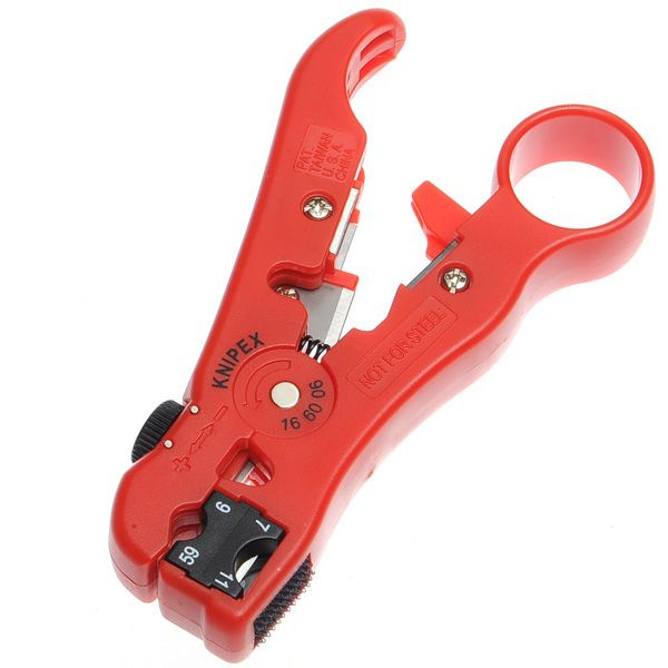 Инструмент Knipex для удаления изоляции коаксиального кабеля KN ...