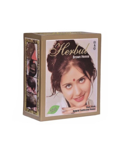 HERBUL Индийская хна 60 гр./краска для волос натуральная - купить с ...