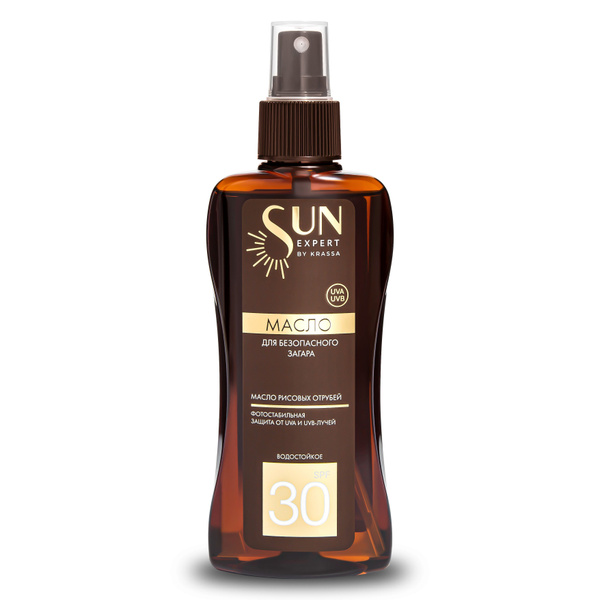 SUN EXPERT by KRASSA Солнцезащитное масло для загара на солнце для тела ...