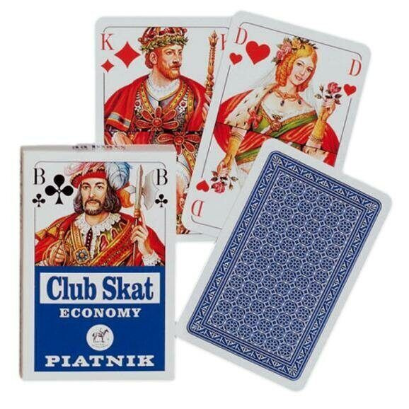 Игральные карты "Скат-Преферанс", рубашка синяя, 33 листа купить на ...