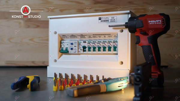 Готовый электрощит в сборе Start (1 фаза) до 32А (7,3 кВт ...