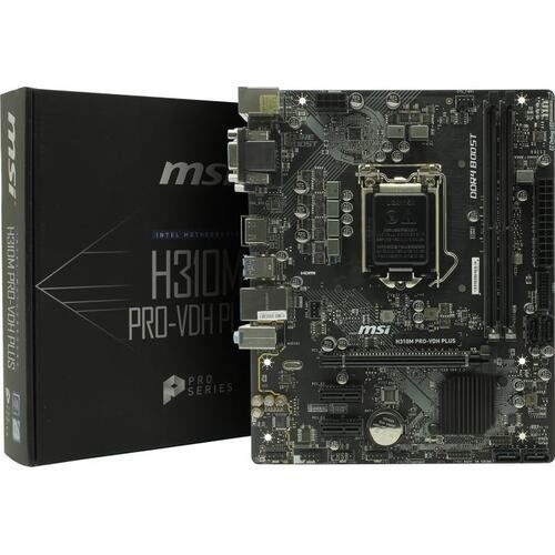Материнская плата MSI H310M PRO-VDH PLUS купить по низкой цене с ...