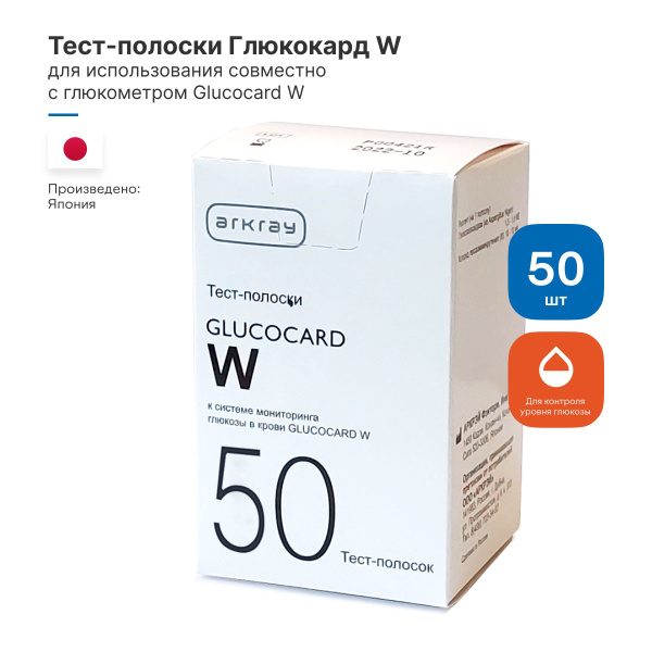 Тест-полоски Глюкокард W 50 шт. купить на OZON по низкой цене (958507108)