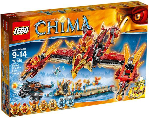 Lego 70146 chima flying phoenix fire temple on sale