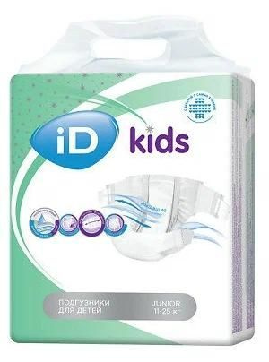 Подгузники детские iD Kids размер "Junior" (вес 11-25 кг) 34шт/упак ...
