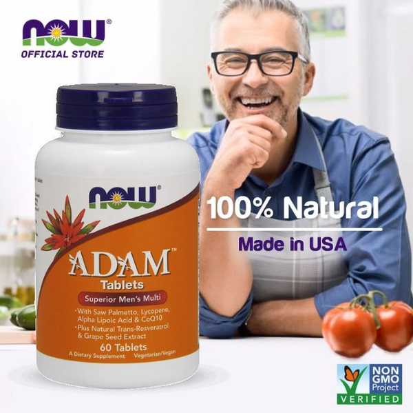 Мультивитамин для мужчин NOW Foods Adam Male Multi 60 гелевых капсул ...