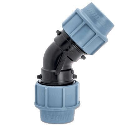 Уголок Unidelta 40мм-45гр (отвод обжимной), У40х45 - купить по выгодной ...