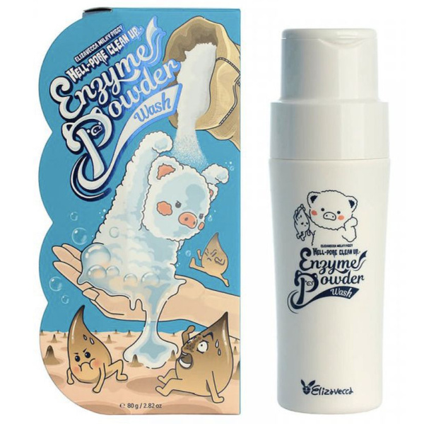 Энзимная пудра для умывания Elizavecca Milky Piggy Hell-Pore Clean Up ...