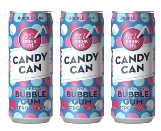 Напиток газированный Candy Can Bubble Gum 330 мл х 3 шт - купить с ...
