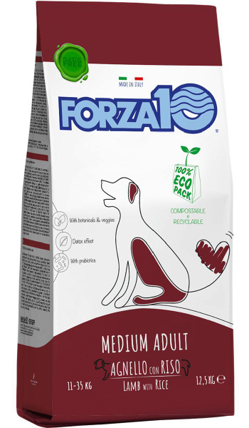 Сухой корм FORZA10 DOG MAINTENANCE ADULT MEDIUM для взрослых собак ...