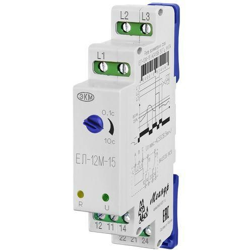 Реле контроля напряжения 3ф ЕЛ-12М-15 УХЛ4 AC 400В задержка ...