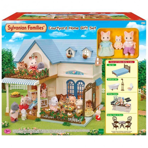 Sylvanian Families Подарочный набор Домик с синей крышей - купить с ...